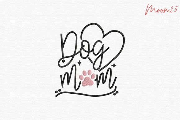 Dog Mom Paw Heart Cute Puppy Lover Gift