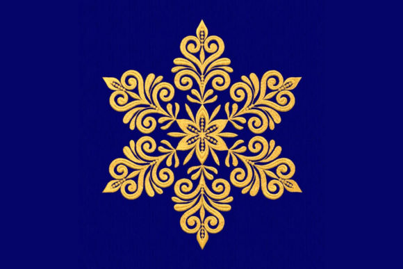 Gold Snowflake Embroidery Review